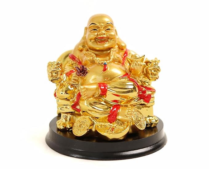 Laughing Buddha for Good Luck - 4 Inch