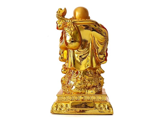 Laughing Buddha On Frog - 7 Inch