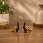 Peacock Decoration Items - 3 Inch - Pack of 2