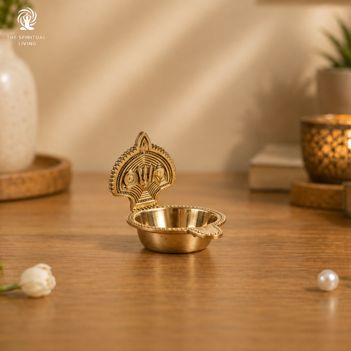 Shank Chakra Diya - 3 Inch