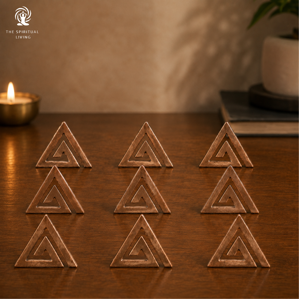 Copper Vastu Helix for South East - 9 Pcs Set