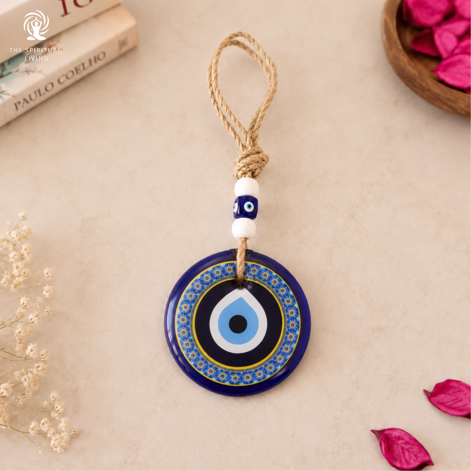 Evil Eye Hanging for Home Entrance - 8 Inch