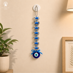 Evil Eye Wall Hanging with 7 Horses - 12 Inch