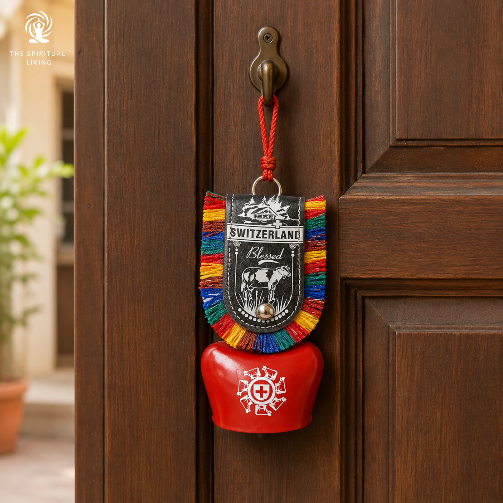 Swiss Cow Bell DDLJ Main Door Hanging - 6 Inch