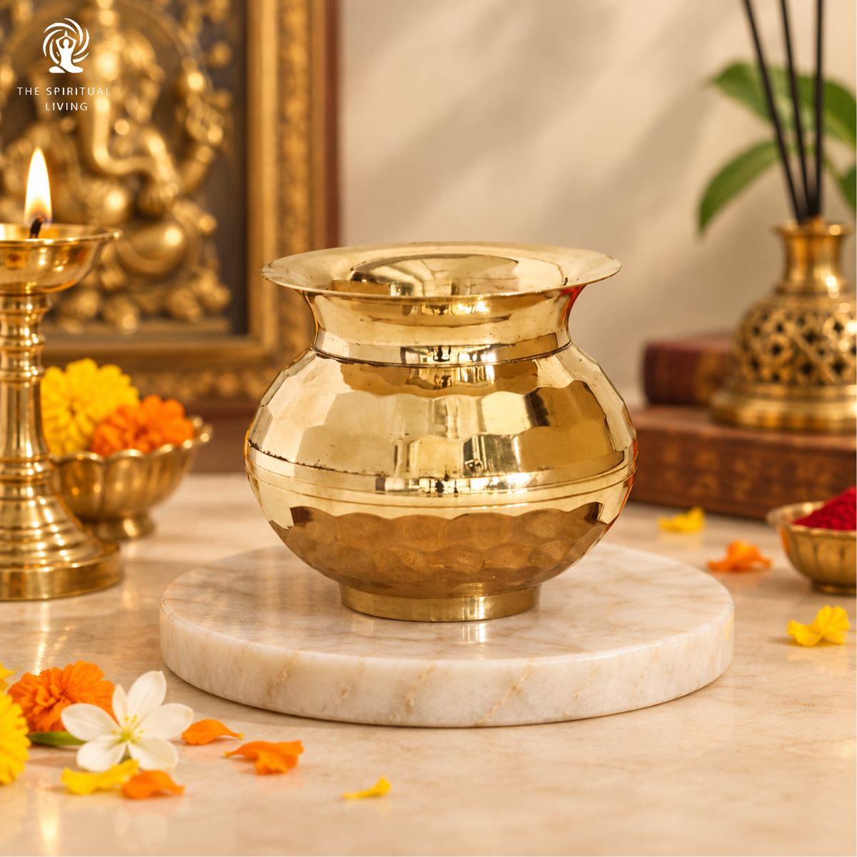 Brass Lota for Puja - 3 Inch