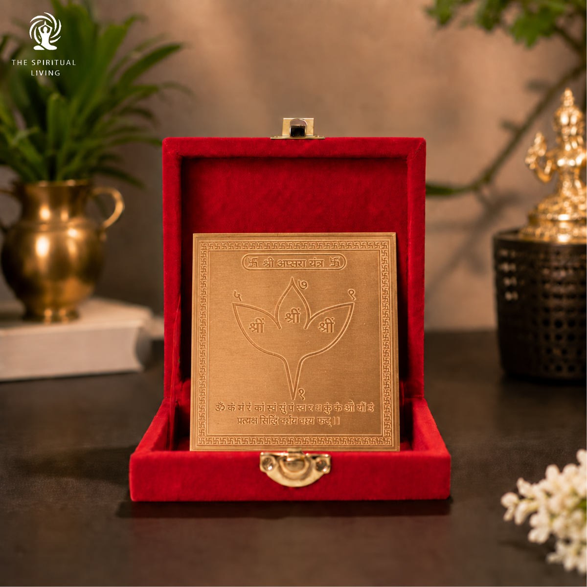 Copper Apsara Yantra - 4 Inch