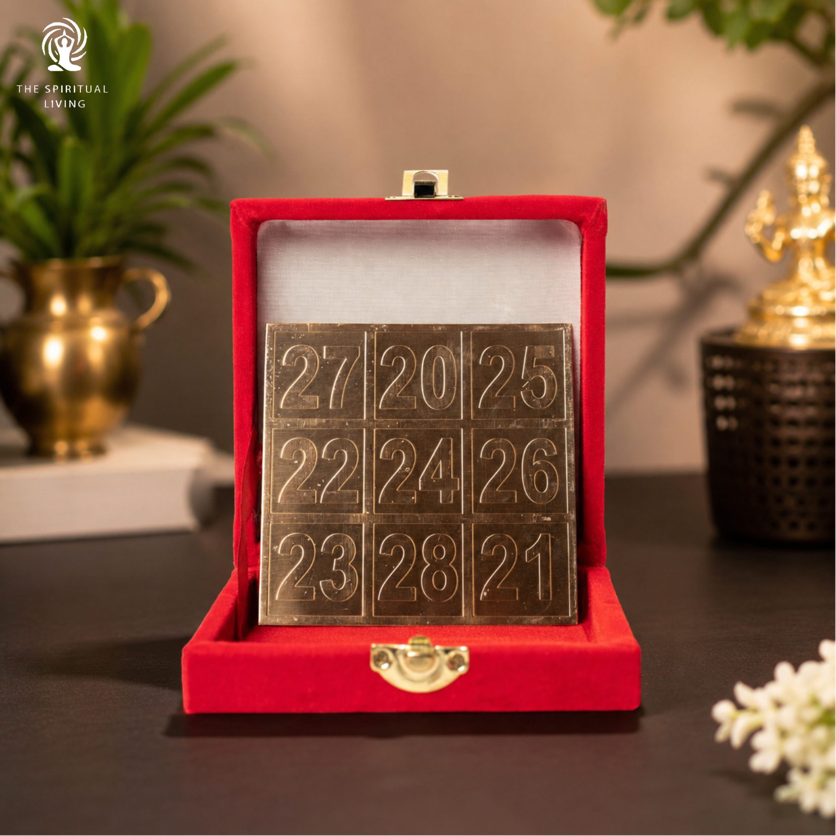 Copper Kuber Yantra - 4 Inch
