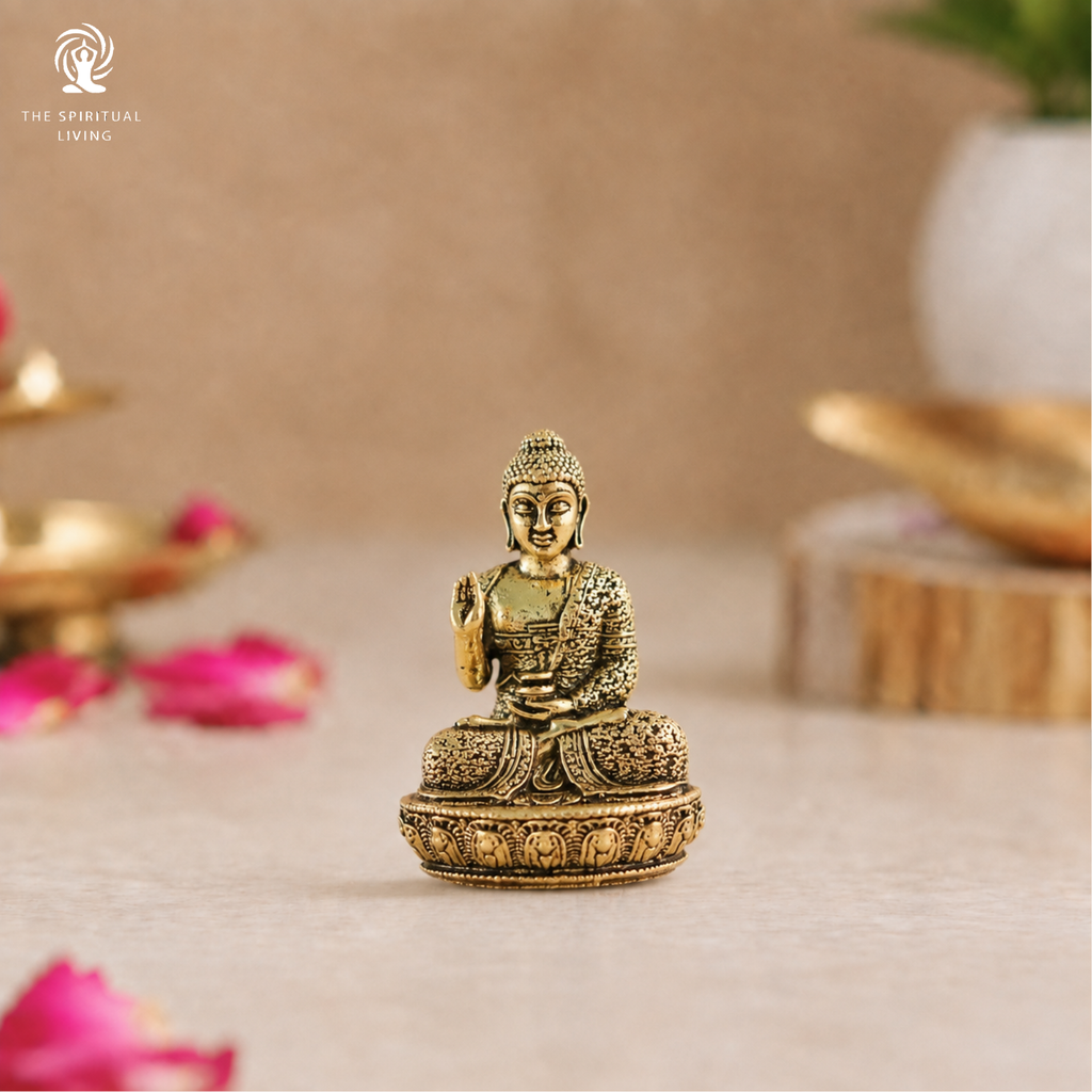 Lord Gautam Buddha Statue | 1.5 Inch | Small Murti Idols |