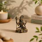 Brass Lord Shiva | 3 Inch | Bholenath Murti | ॐ शिवाय नमस्तुभ्यं |