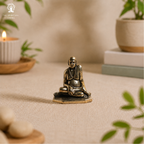 Brass Small Swami Samarth Murti | 1.5 Inch | Idol | Statue | Shree Swami Samarth Pital |