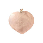 Rose Quartz Heart Crystal Pendant