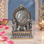 999 Pure Silver Plated Saraswati Idol | 4 Inch