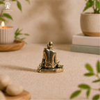 Brass Small Swami Samarth Murti | 1.5 Inch | Idol | Statue | Shree Swami Samarth Pital |