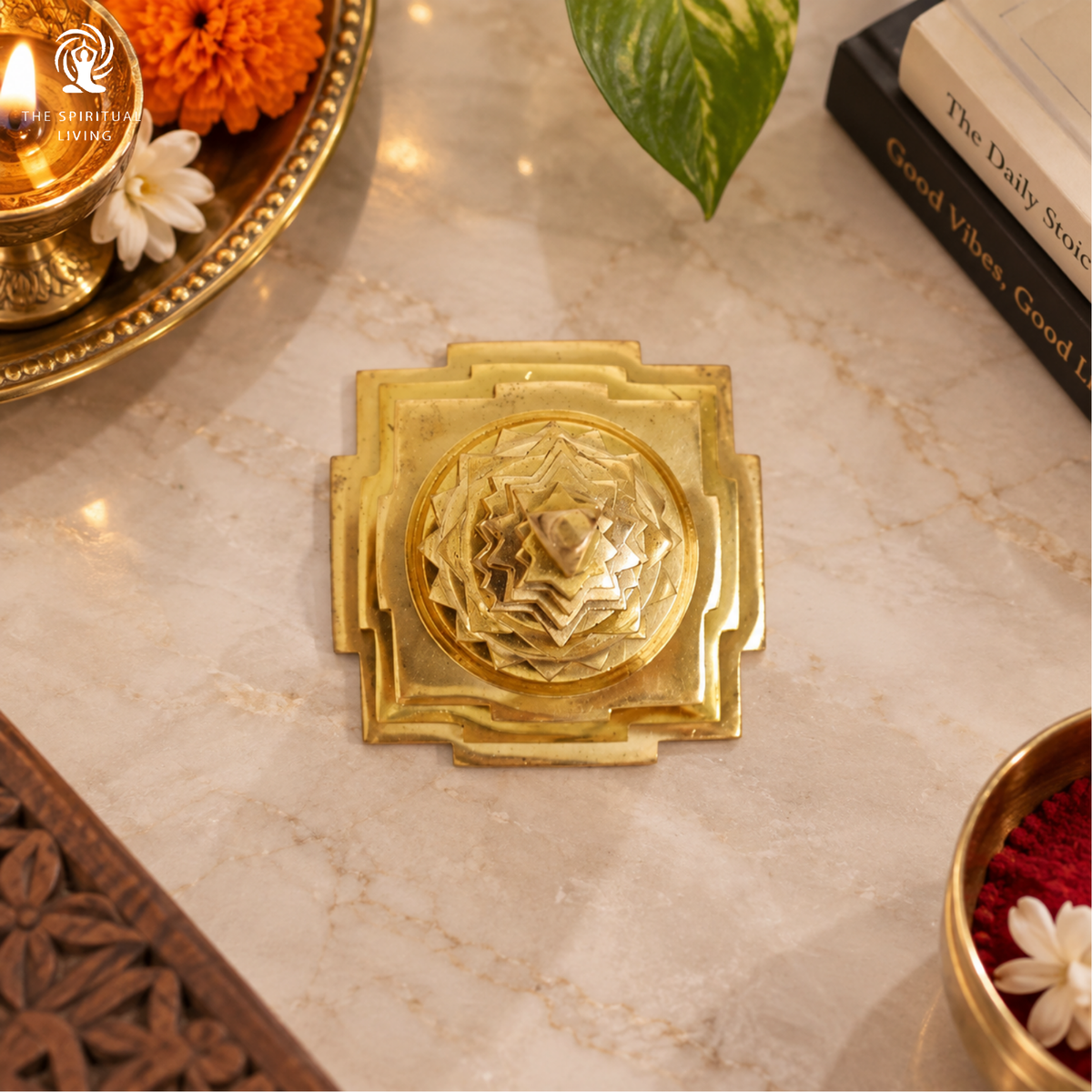 Brass Ashtadhatu Meru Shree Yantra