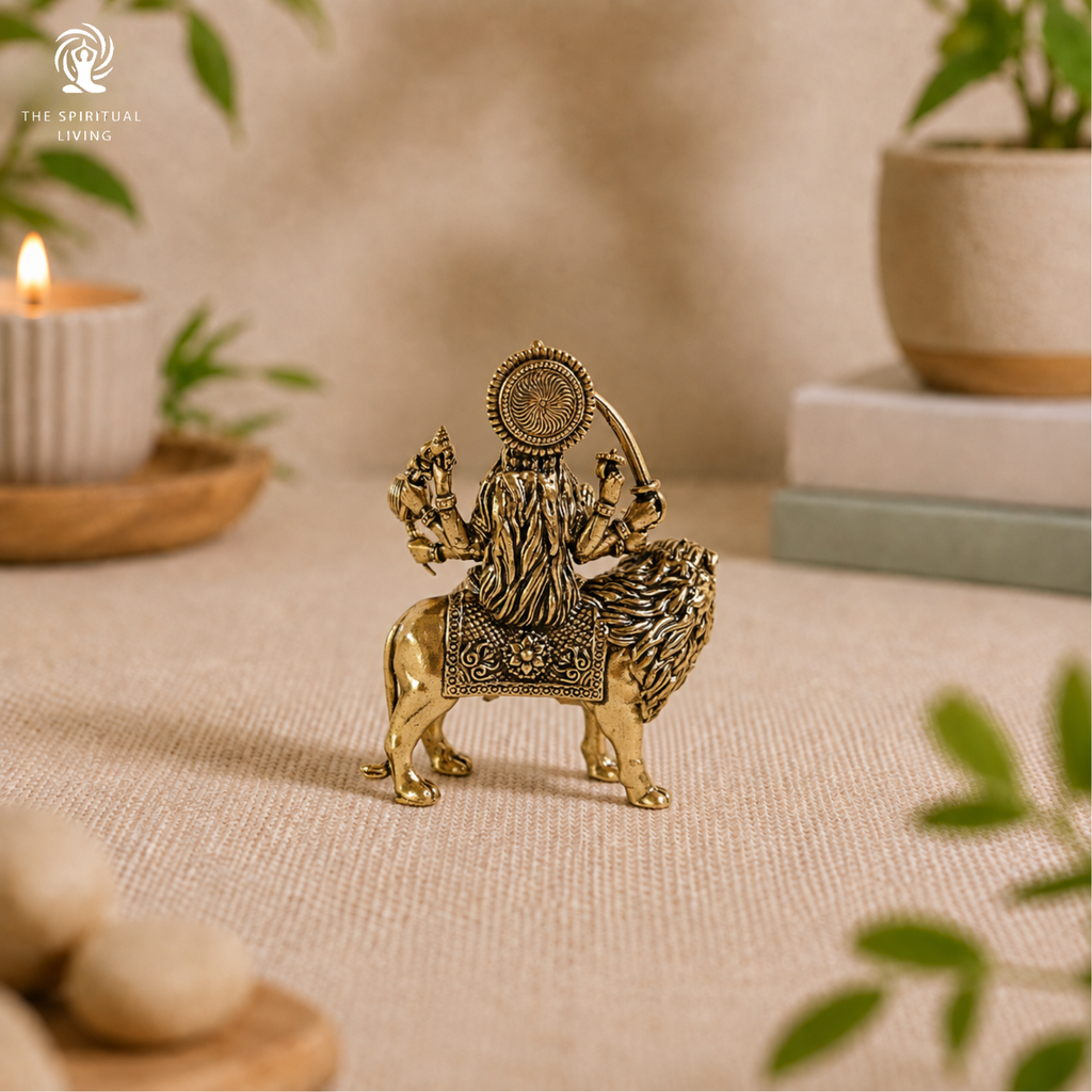 Brass Durga Idol - 3 Inch