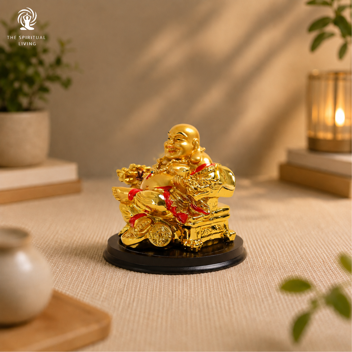 Laughing Buddha for Good Luck - 4 Inch