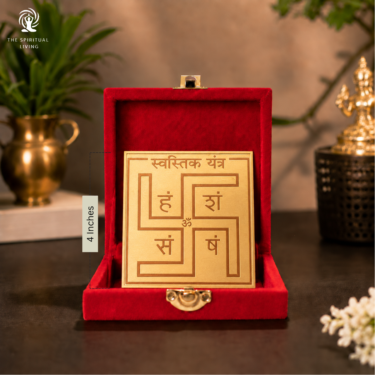 Shree Swastik Yantra (Copper)