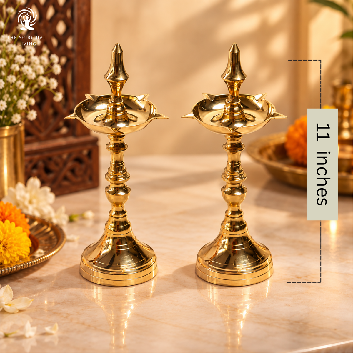 Brass Diya 8 inch