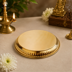 Pooja Aarti Thali (Brass) 9 inch
