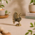 Brass Small Peacock Decoration Items - 2.75 Inch