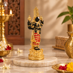 24 Carat Gold Coated Balaji Idol - 4.5 Inch