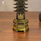 Brass Education Pagoda Tower - 7 Inch