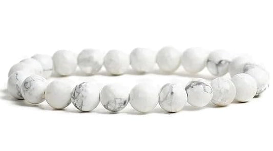 Natural  Howlite Bracelet