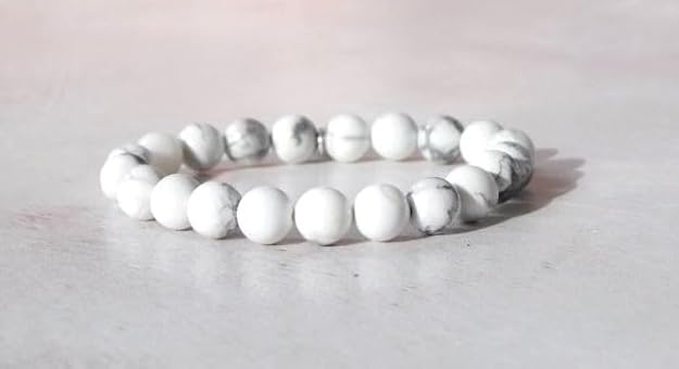 Natural  Howlite Bracelet