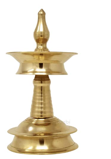Brass Diya - 9 Inch - Pack of 2