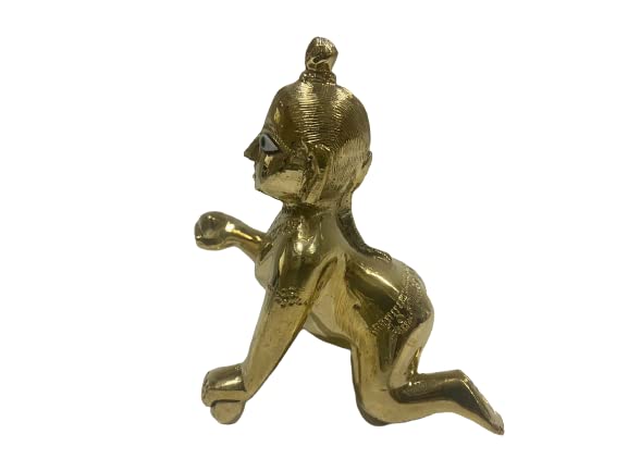 Laddu Bal Gopal (Brass ) 3 Inch