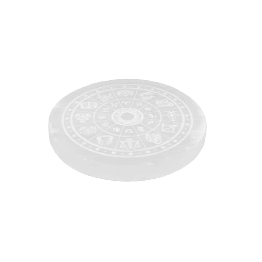 The Spiritual Living Original Selenite Charging Plate for Crystals | Gifts for Healing | Recharging |  Vastu Remedy | Protection |