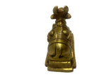 Brass Sitting Nandi Statue