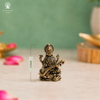 Saraswati Maa Murti Miniature | 1 Inch | Collectable Figurines | Saraswathi Idol | Small | Saraswati with Veena |
