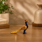 Peacock Decoration Items - 3 Inch - Pack of 2