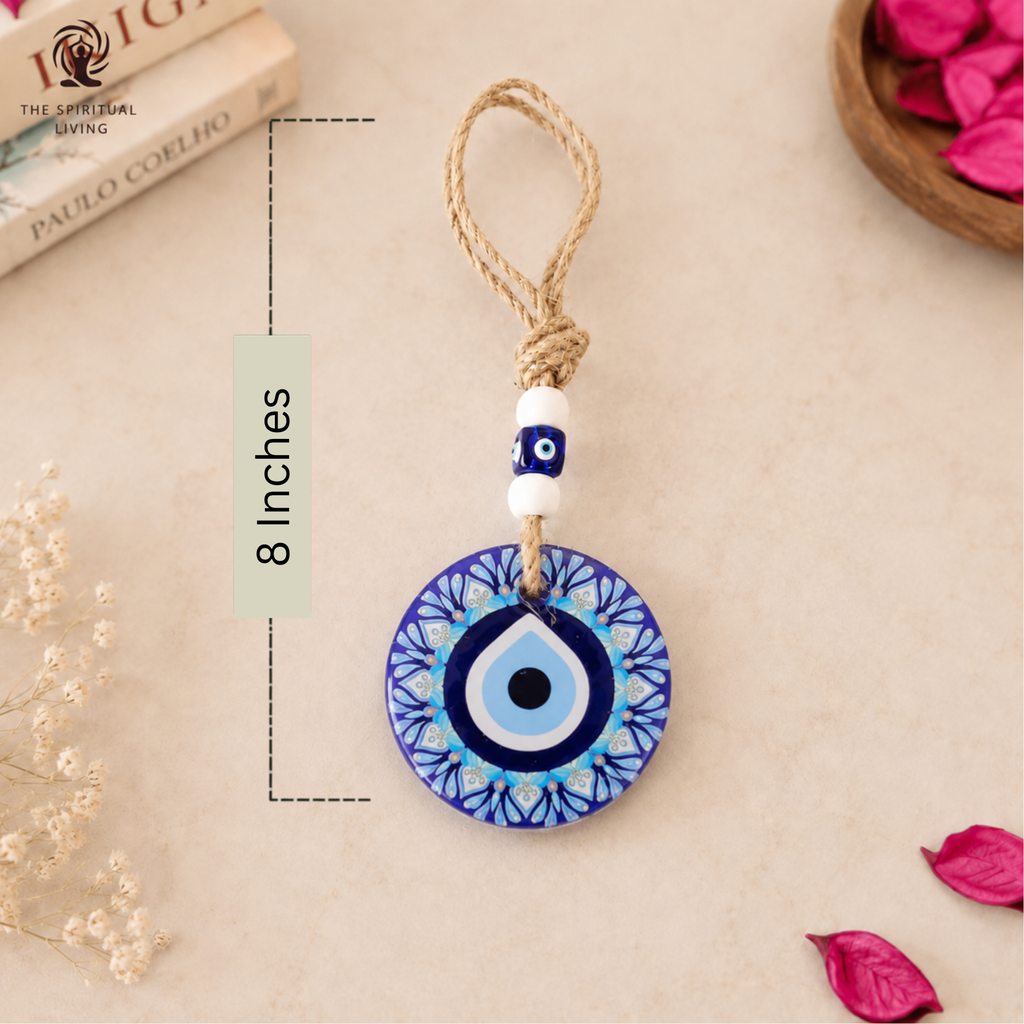Evil Eye Hanging for Home Entrance - 8 INCH