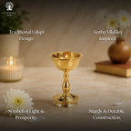 Brass Udupi Nanda Akhand Jyoth Diya | Home Decor | Diwali Special | Housewarming Gift | Kuthu Vikkalu |