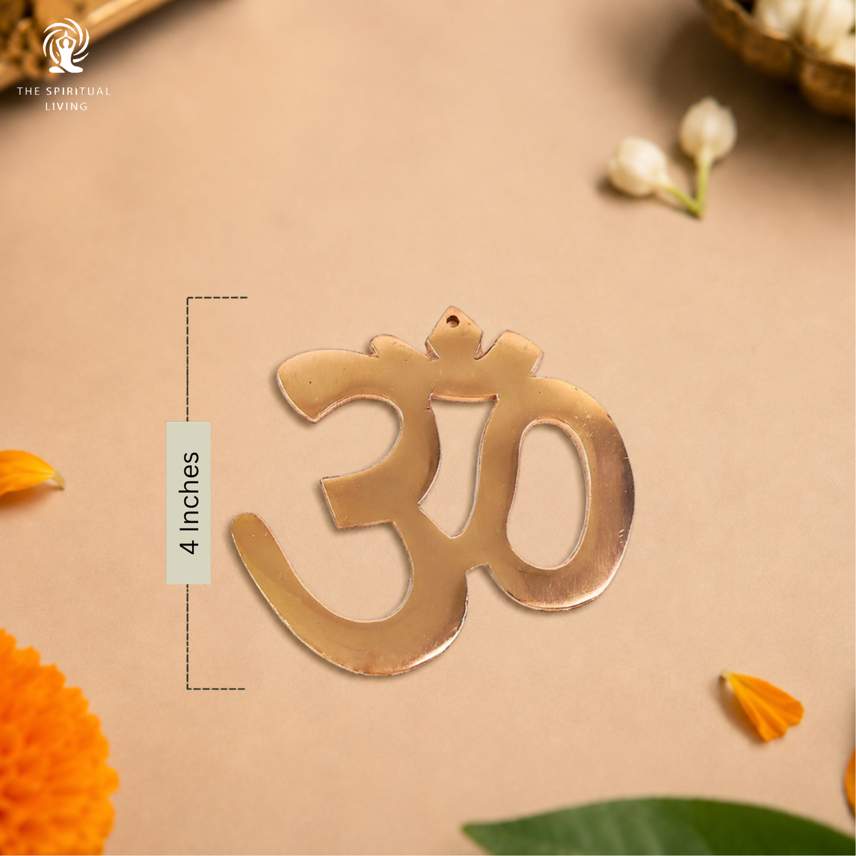 Om (Copper)  4 inch