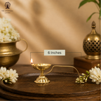 Aarti Diya with Handle | 6 Inch
