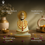 Khatu Shyam Murti | 5 Inch | Gold Plated Ornaments | Baba Khatu Shyam Ji Idol | | Tamil |