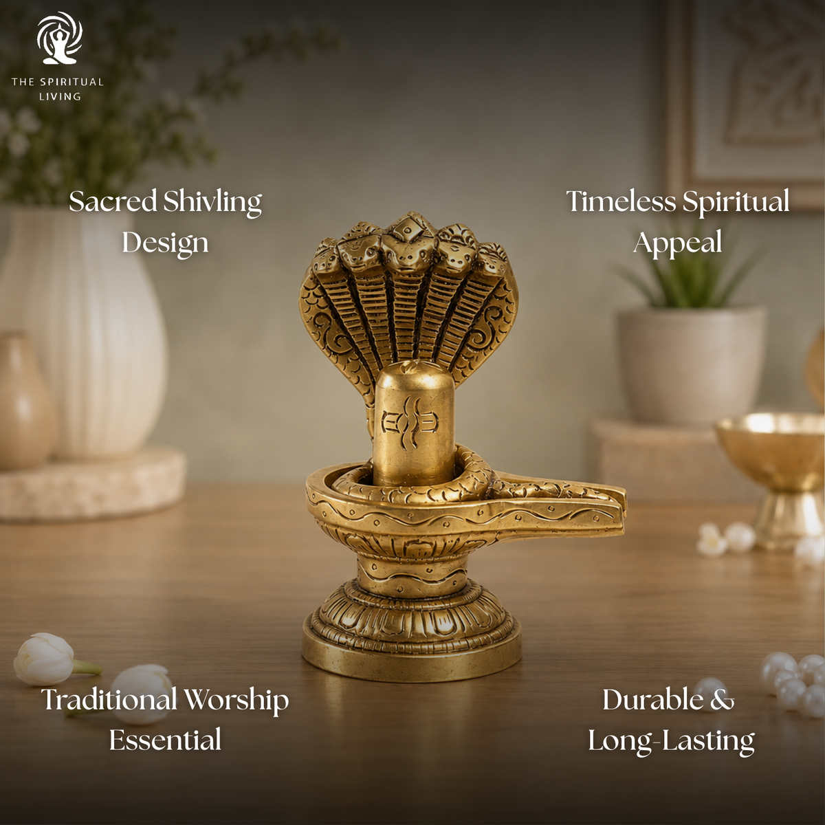 Brass Shivling for Pooja - 3 Inch
