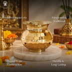 Brass Lota for Puja - 3 Inch