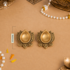 Brass Flower Diya - 2.5 Inch