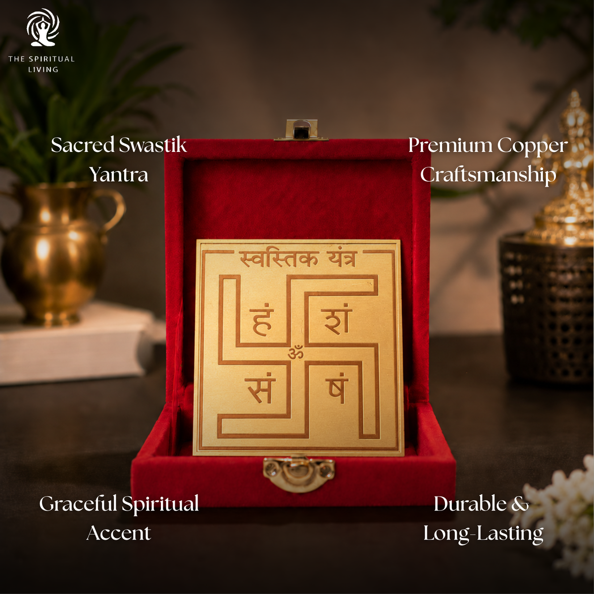 Shree Swastik Yantra (Copper)