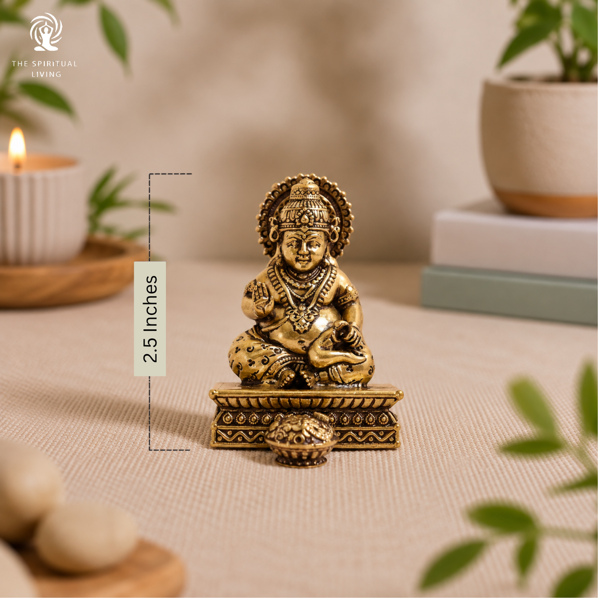 Brass Kuber Murti - 2.5 Inch