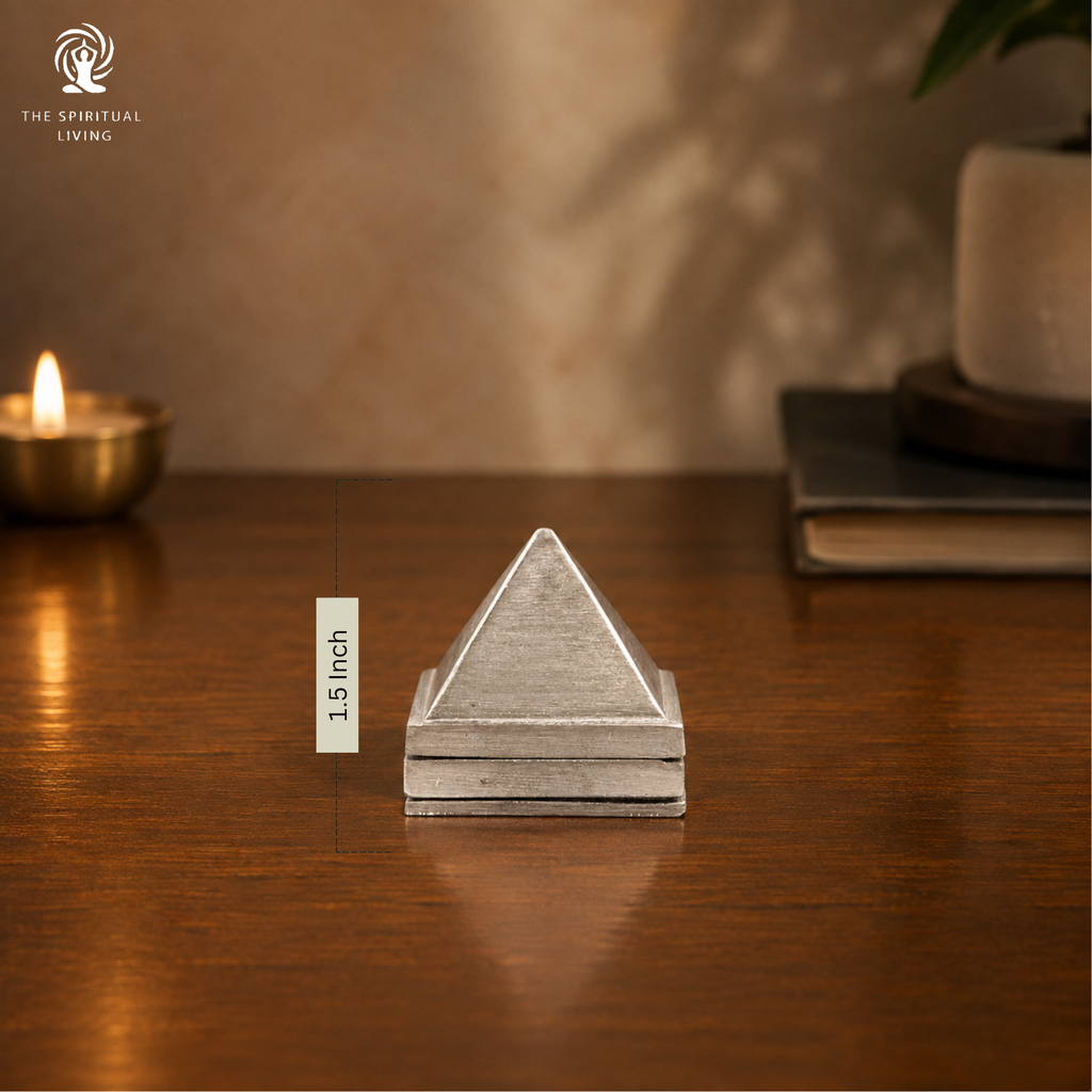 Zinc Pyramid Set of 3 | 1.5 Inch | North East Direction