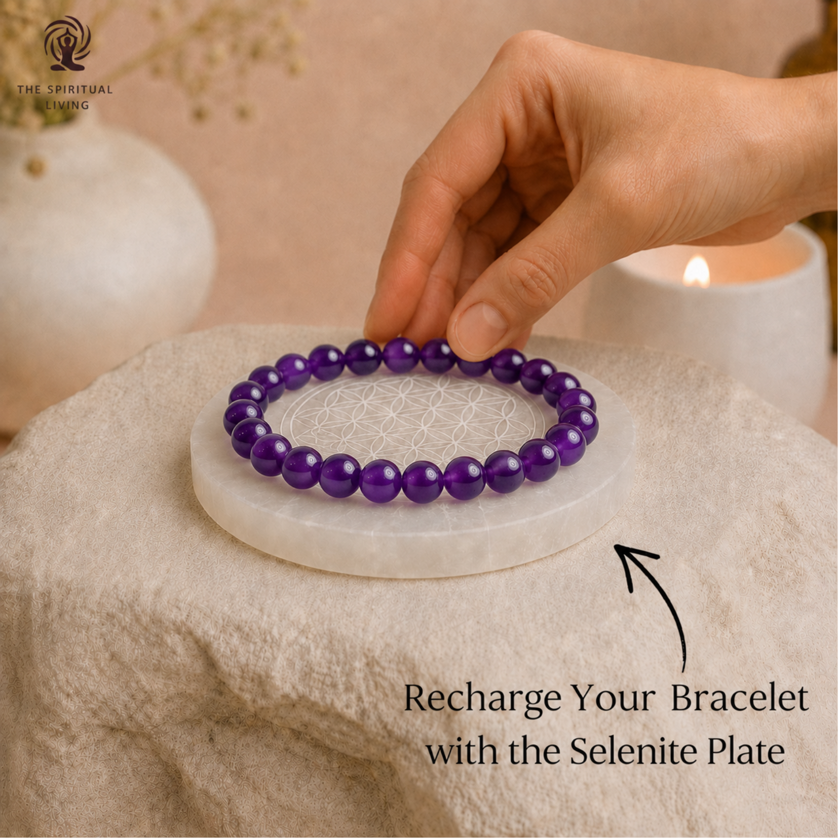 Natural Amethyst Bracelet