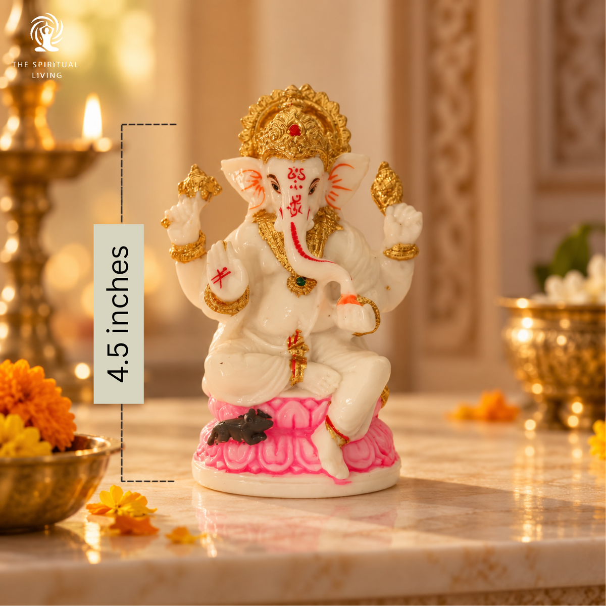 Ganpati Idol - 4.5 Inch