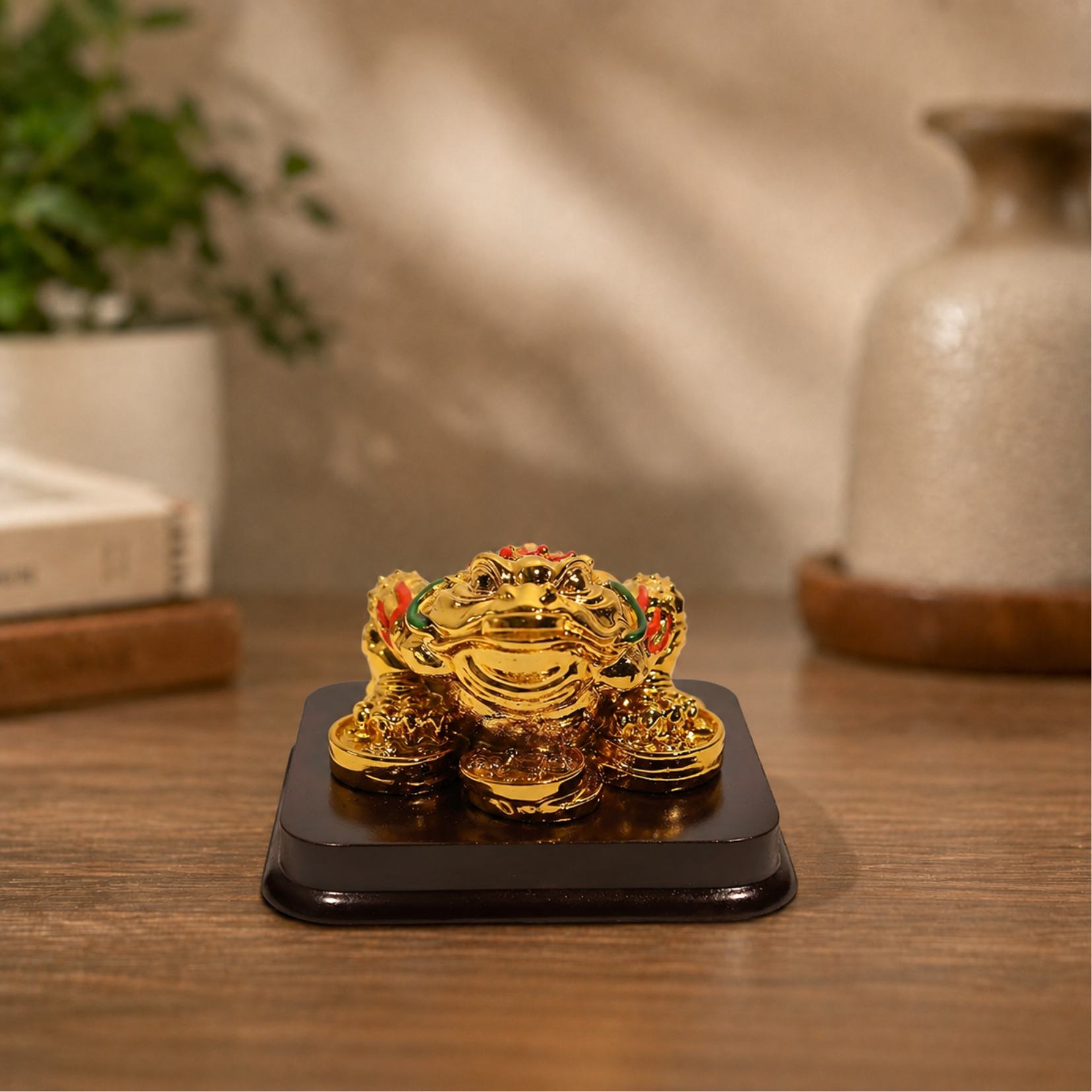 Lucky Three Legged Money Frog  2 inch