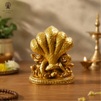Resin Vishnu Laxmi On Sheeshnag | 6 Inch | Idol | Lakshmi Narayan Idol for Gift |