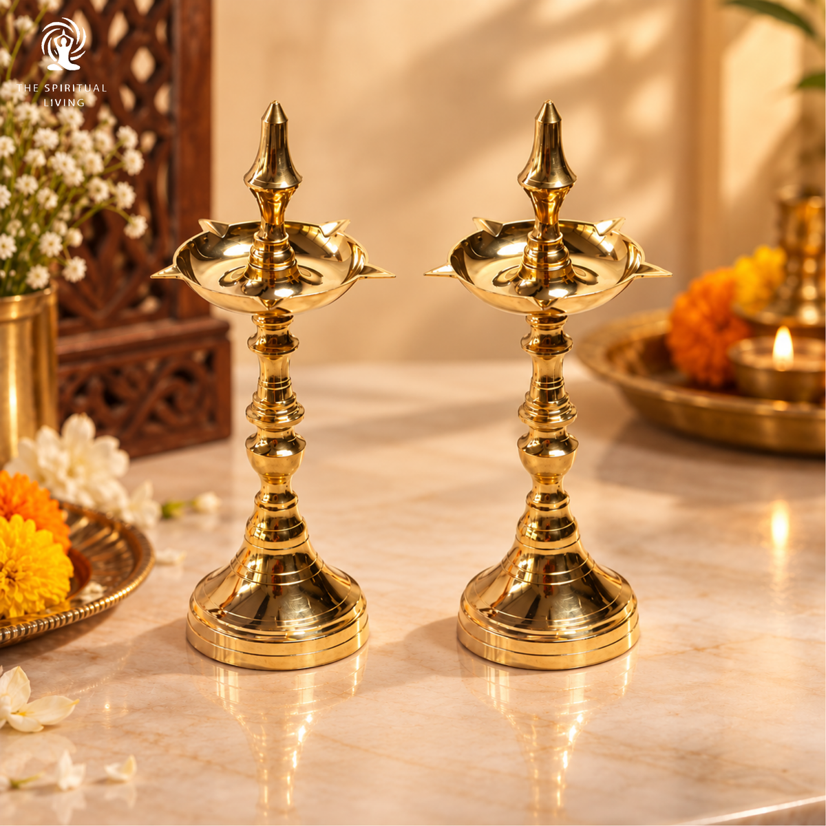 Brass Diya 8 inch